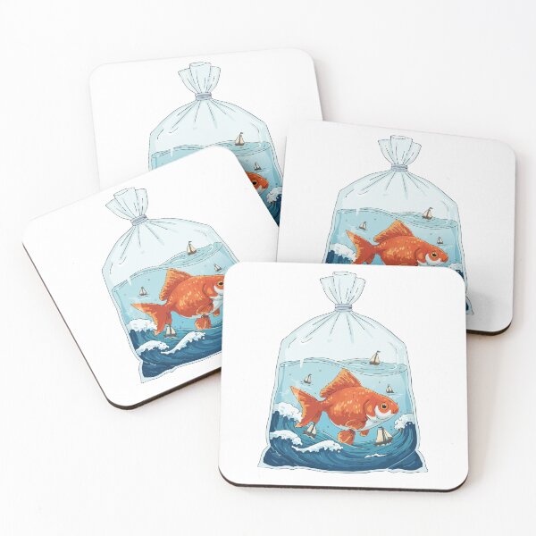 Item preview, Goldfish in a bag designed and sold by tigrootiger.