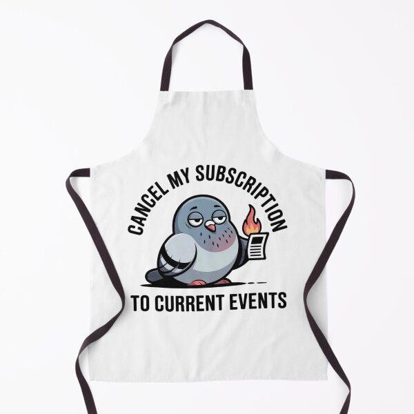 Item preview, Funny Exhausted Pigeon Burning Newspaper World News Art designed and sold by Mr-wow.