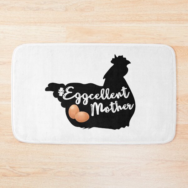 Item preview, #EggcellentMother (black) designed and sold by GlacierViewFarm.