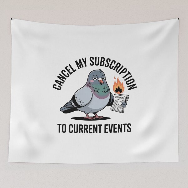 Item preview, Relatable Silent Mental Health Protest Bird Decal designed and sold by Mr-wow.