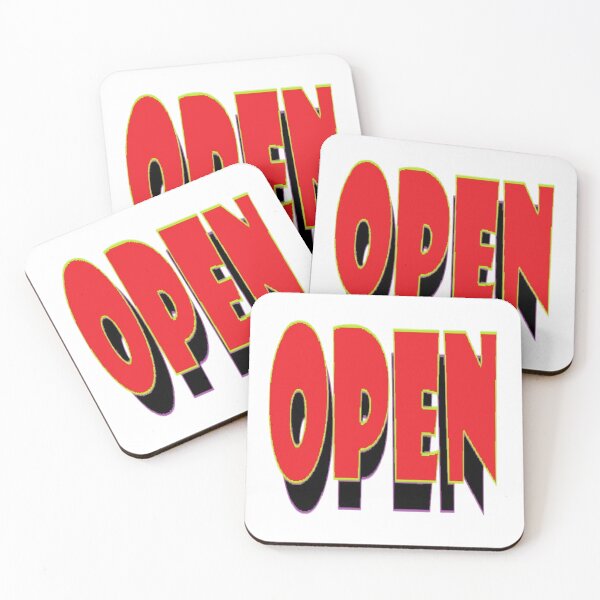 Item preview, Mid-Century Modern Open Business Sign designed and sold by dragonmotor7.