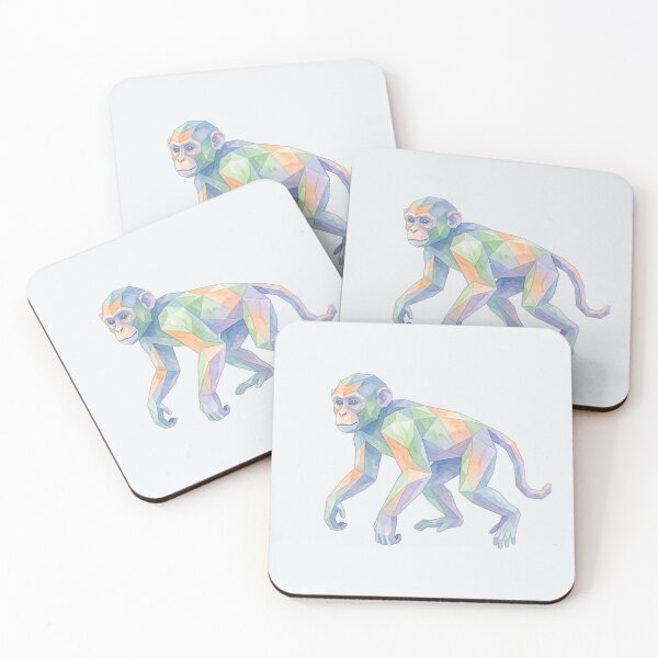 Item preview, Abstract Ape Watercolor Sticker – Vibrant Color Design for Creative Decoration designed and sold by bsbd-action.