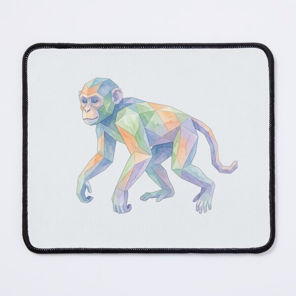 Item preview, Abstract Ape Watercolor Sticker – Vibrant Color Design for Creative Decoration designed and sold by bsbd-action.