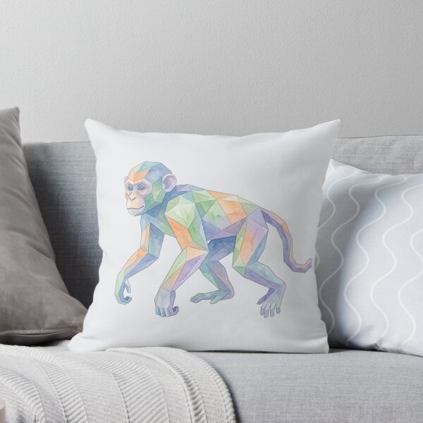 Item preview, Abstract Ape Watercolor Sticker – Vibrant Color Design for Creative Decoration designed and sold by bsbd-action.