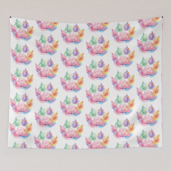 Item preview, Cat Paw Rainbow Pride Colorful Pride Month designed and sold by Prints by Mat.