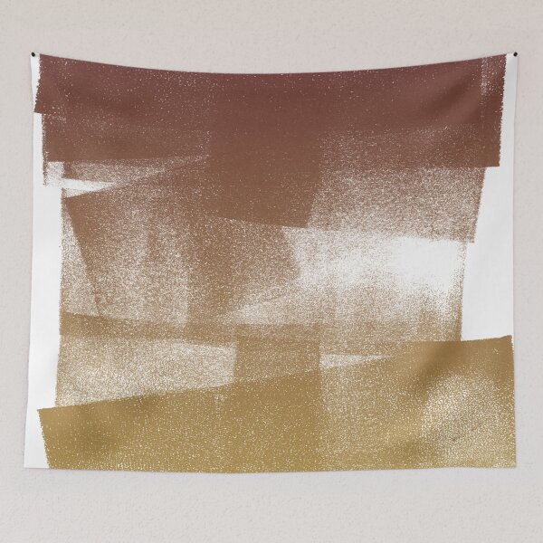 Item preview, Swatch Sample Textured Monoprint - Wine to Saffron Gradient designed and sold by Irene Estelle.