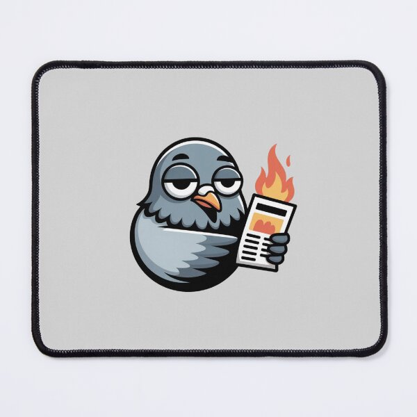 Item preview, Cute Disappointed Bird Apocalypse Sarcastic Minimalist Art designed and sold by Mr-wow.