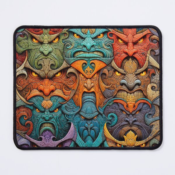 Item preview, Intricate Demon Faces designed and sold by JPugliese.