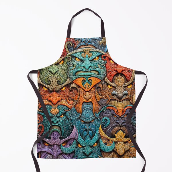 Item preview, Intricate Demon Faces designed and sold by JPugliese.