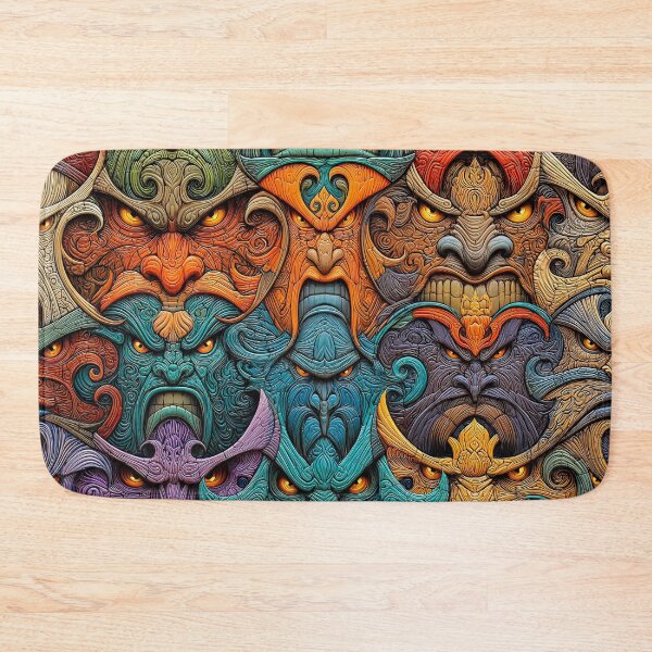 Item preview, Intricate Demon Faces  designed and sold by JPugliese.