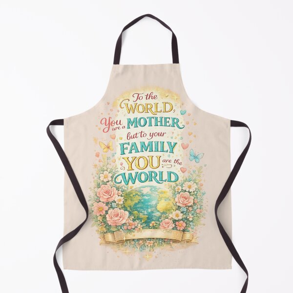 Item preview, To The World You Are A Mother But To Your Family You Are The World Mother’s Day Gift Floral Globe Design designed and sold by jglobal360.
