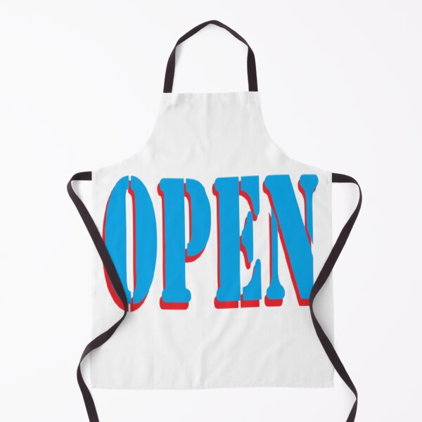 Item preview, Retro Bold Open Sign - Vintage Orange & Blue Aesthetic designed and sold by dragonmotor7.