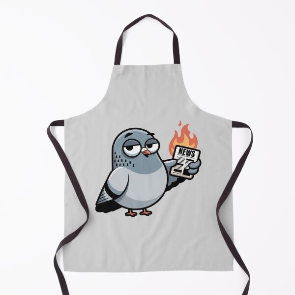 Item preview, Relatable Hating World Events Pigeon Burning Newspaper Decal designed and sold by Mr-wow.