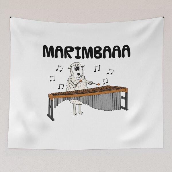 Item preview, Sheep Playing Marimba, Marimbist Percussionist Musician Funny designed and sold by doodlerob.
