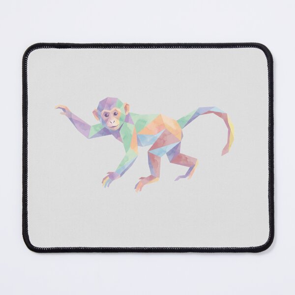 Item preview, Moving Monkey Watercolor Sticker – Dynamic Ape Art for Nature Lovers designed and sold by bsbd-action.