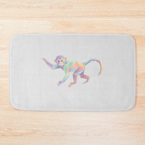 Item preview, Moving Monkey Watercolor Sticker – Dynamic Ape Art for Nature Lovers designed and sold by bsbd-action.