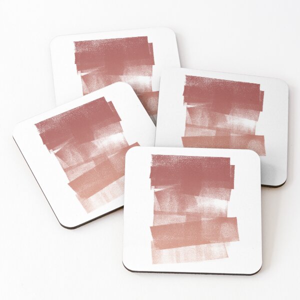 Item preview, Swatch Sample Textured Monoprint - Ruby to Coral Gradient designed and sold by Irene Estelle.