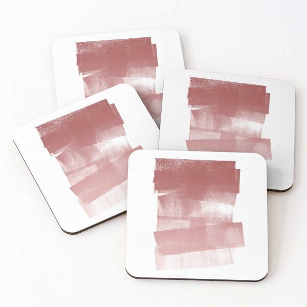 Item preview, Swatch Sample Textured Monoprint - Ruby to Rose Gradient designed and sold by Irene Estelle.
