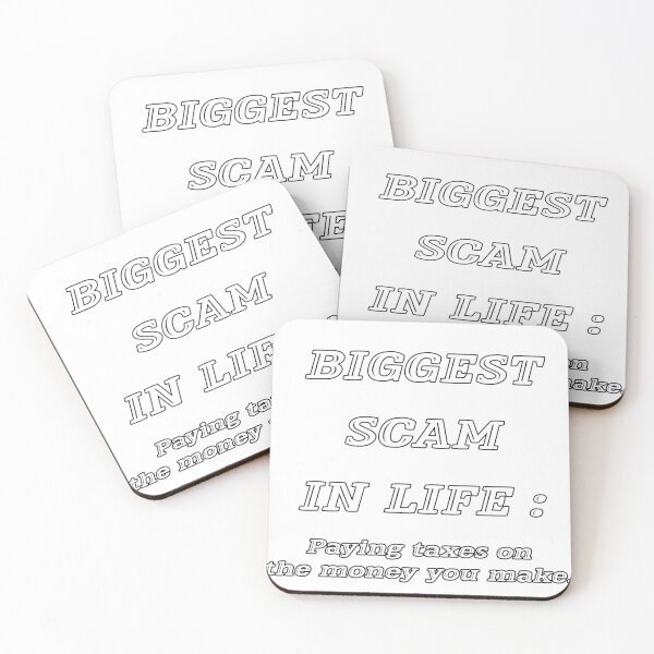 Item preview, The Biggest Scam in Life designed and sold by Zoetic_Designz.