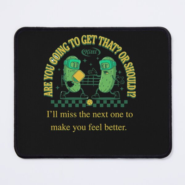 Item preview, Funny Pickleball Pickle Dinking Player Quote designed and sold by Tsugraf Designs.