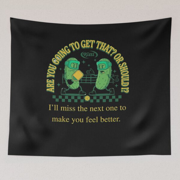 Item preview, Funny Pickleball Pickle Dinking Player Quote designed and sold by Tsugraf Designs.