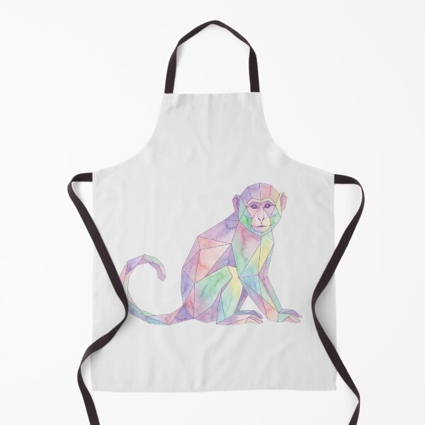 Item preview, Majestic Ape Watercolor Sticker – Large Format Geometric Art for Design Lovers designed and sold by bsbd-action.