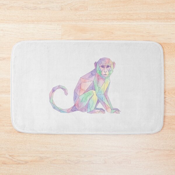 Item preview, Majestic Ape Watercolor Sticker – Large Format Geometric Art for Design Lovers designed and sold by bsbd-action.