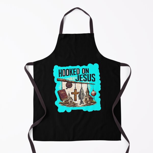 Item preview, Hooked On Jesus Christian Faith Fishing  designed and sold by WoodburyLake.