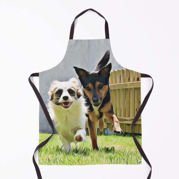 Item preview, Two happy dogs running together  designed and sold by ZoroDesign.
