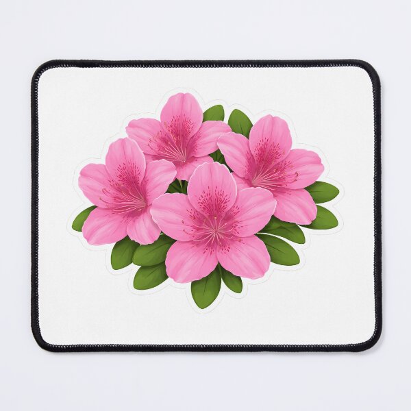 Item preview, Azalea Sticker | Pink Botanical Flower Illustration | Azalea Gift for Flower Lover designed and sold by Symbol Universe.