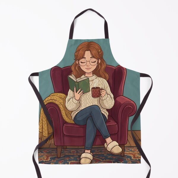 Item preview, Cozy Girl Book Lover!! - Cozy Book Lover Aesthetic Girl!! - Girl reading in her cozy reading nook - A cozy haven for book lovers designed and sold by SoffyLee586.