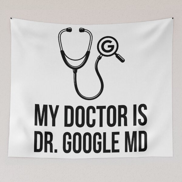 Item preview, Dr. Google MD: The Modern Age of Self-Diagnosis designed and sold by DeadlyWhisper.