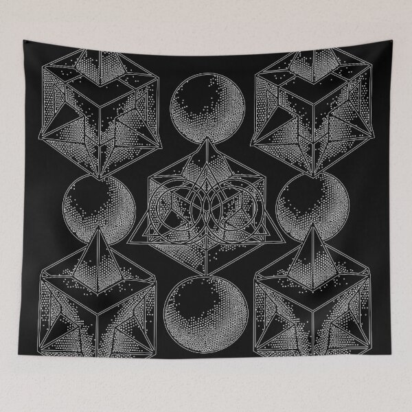 Item preview, Modern Sacred Geometry Stipple Art Design designed and sold by BestChoiceService.