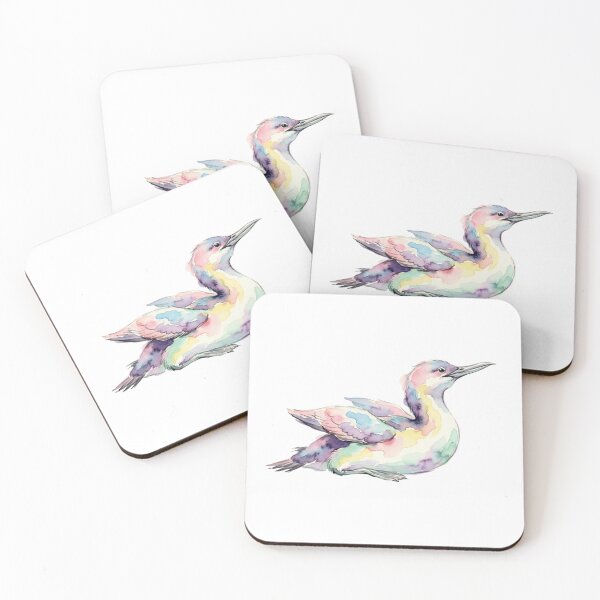 Item preview, Bird Rainbow Colorful Spring Songbird designed and sold by Prints by Mat.