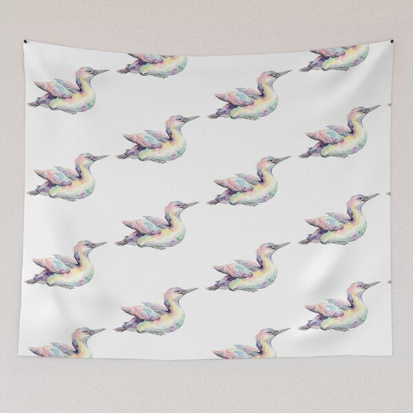 Item preview, Bird Rainbow Colorful Spring Songbird designed and sold by Prints by Mat.