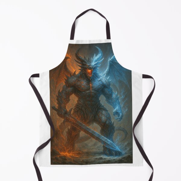 Item preview, Half-fire, half-ice Dragon designed and sold by fantasyai3.