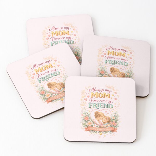 Item preview, Always My Mom Forever My Friend Mother’s Day Gift Daughter to Mom Sentimental Floral Design designed and sold by jglobal360.