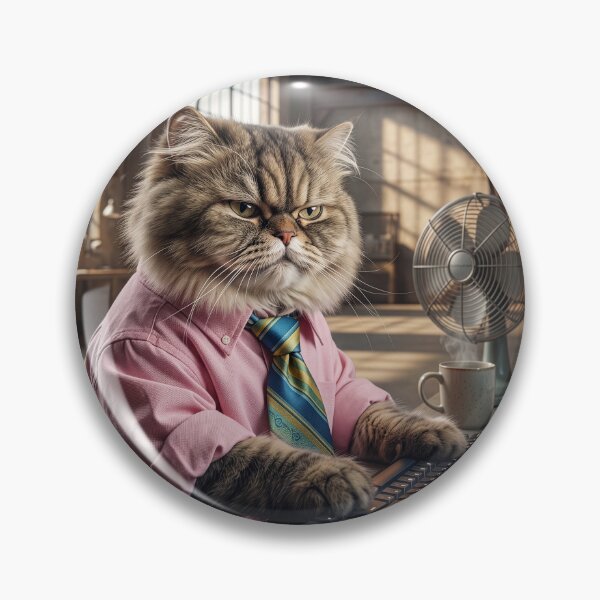 Item preview, Impeccably Dressed Cat Is Irascible Co-Worker designed and sold by Tridentulus.