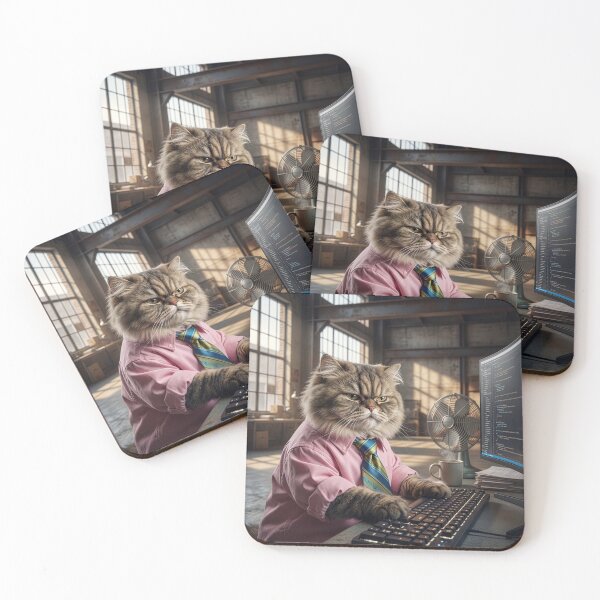 Item preview, Impeccably Dressed Cat Is Irascible Co-Worker designed and sold by Tridentulus.