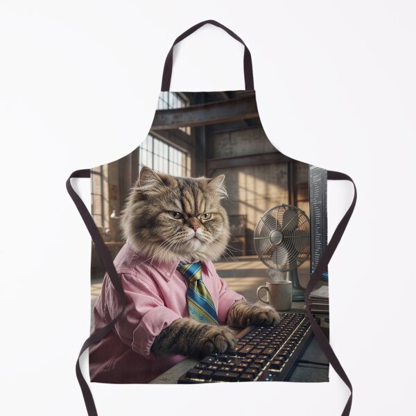 Item preview, Impeccably Dressed Cat Is Irascible Co-Worker designed and sold by Tridentulus.