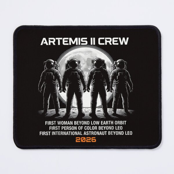 Item preview, Artemis II Crew 2026 Historical Space Mission Astronaut designed and sold by randomslife.