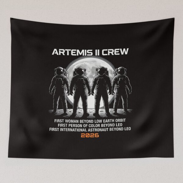 Item preview, Artemis II Crew 2026 Historical Space Mission Astronaut designed and sold by randomslife.