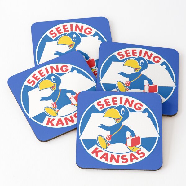 Item preview, Seeing Kansas Retro Travel Souvenir Luggage Label designed and sold by acquiesce13.