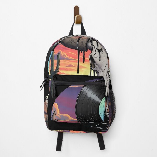 Item preview, Desert Vinyl Skull – Western Psychedelic Music Aesthetic designed and sold by CrimsonChords.
