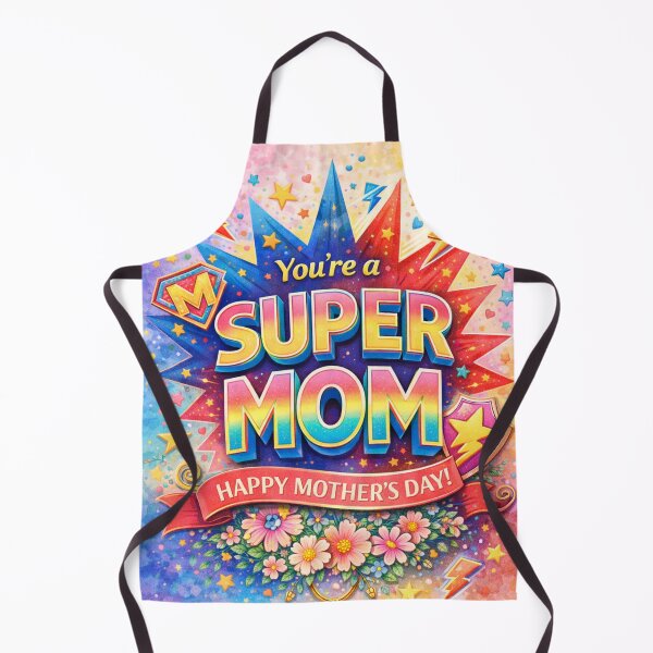 Artikelvorschau, Super-Mama-Muttertagsgeschenk: Farbenfrohes, ausdrucksstarkes Design im Comic-Stil zur Wertschätzung von Müttern entworfen und verkauft von jglobal360.