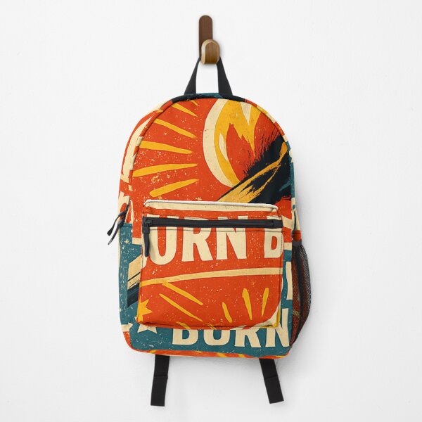 Item preview, Burn Bright Not Out - Mid Century Vintage Matchbox designed and sold by Retro Mood Co.