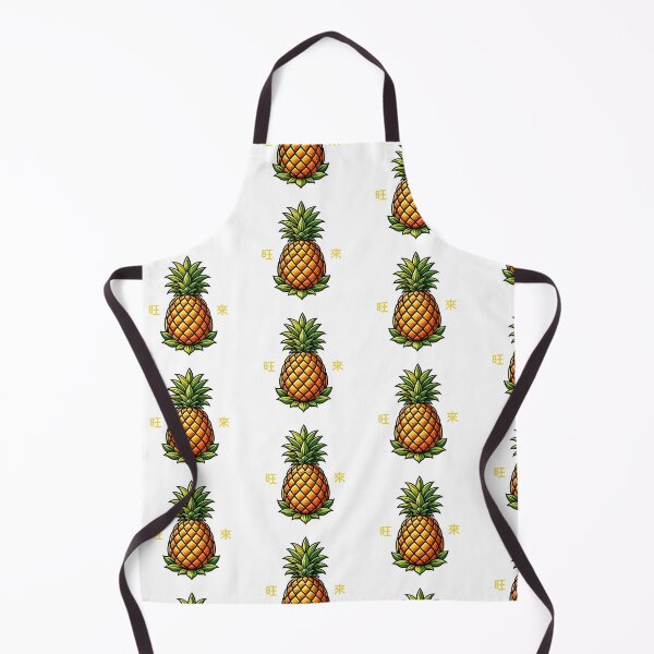 Item preview, Pineapple Sticker – Taiwan Lucky Fruit Chinese Character Wang Lai Art designed and sold by Symbol Universe.