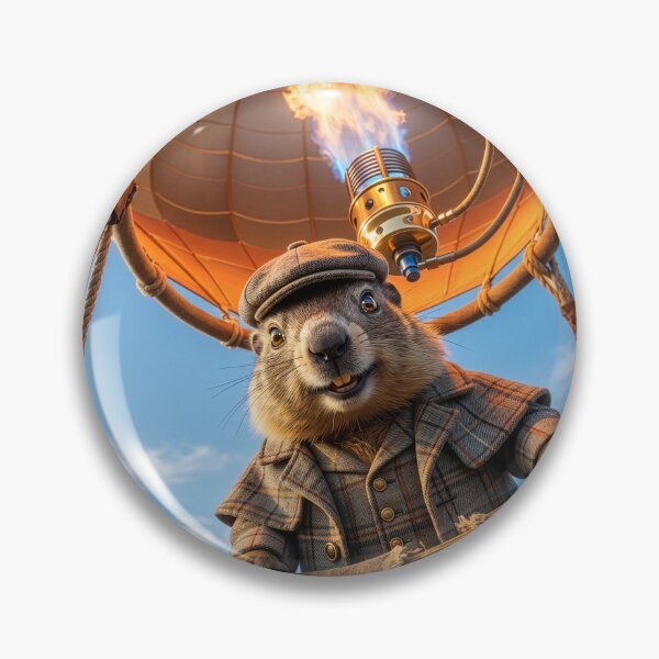 Item preview, Groundhog Goes 'Round the World in Eighty Days designed and sold by Tridentulus.