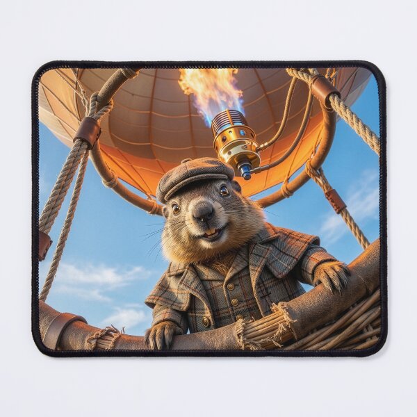 Item preview, Groundhog Goes 'Round the World in Eighty Days designed and sold by Tridentulus.