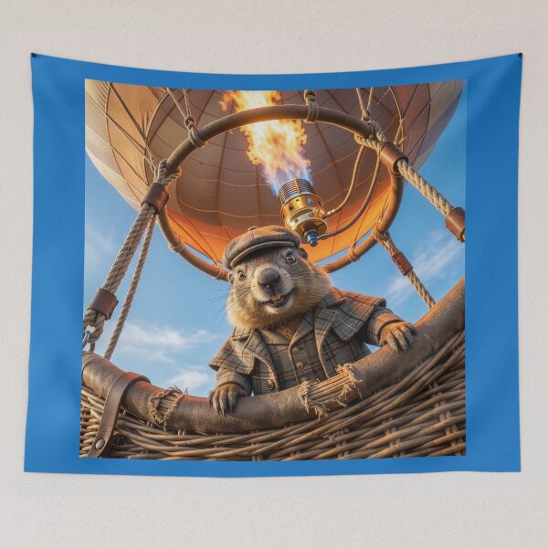 Item preview, Groundhog Goes 'Round the World in Eighty Days designed and sold by Tridentulus.